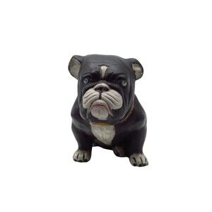 Vintage Boyer Molds Bulldog Large Sitting Statue Figurine
